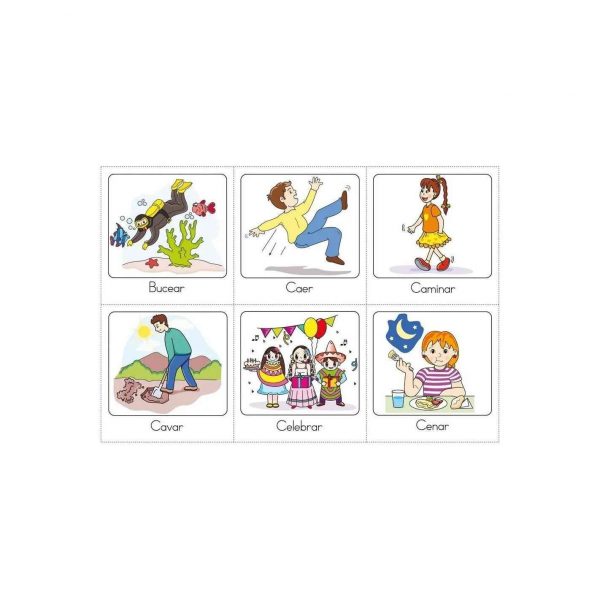 Cuaderno de vocabulario visual: Acciones - Image 2